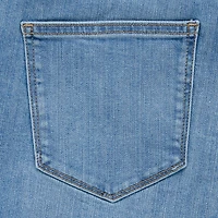 St. John's Bay Womens Mid Rise Adaptive Bootcut Easy-on + Easy-off Jean