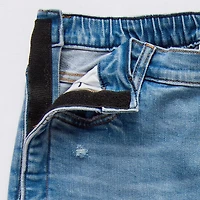 Arizona Y2k Womens Juniors Low Rise Adaptive Seated Wear Flare Leg Jean
