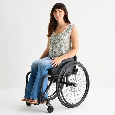 Arizona Y2k Womens Juniors Low Rise Adaptive Seated Wear Flare Leg Jean