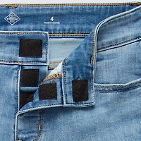 St. John's Bay Womens Mid Rise Adaptive Bootcut Easy-on + Easy-off Jean