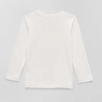 Okie Dokie Toddler & Little Boys Crew Neck Long Sleeve Regular Fit Graphic T-Shirt