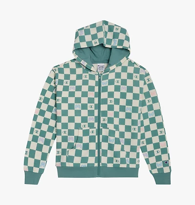 Champion Big Kid Girls Long Sleeve Fleece Zipper Active Hoodie