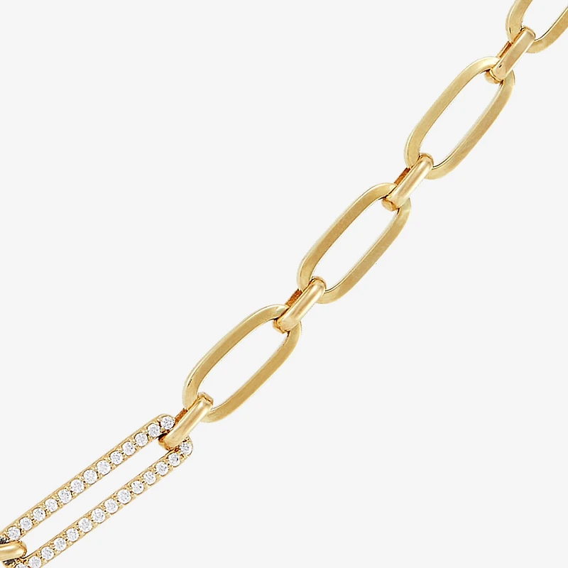 Limited Quantities! Womens 14K Gold 16 Inch Paperclip Chain Necklace