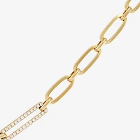 Limited Quantities! Womens 14K Gold 16 Inch Paperclip Chain Necklace