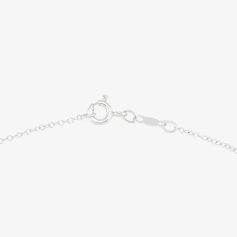 Limited Quantities! Womens White Diamond Sterling Silver 18 Inch Y Necklace