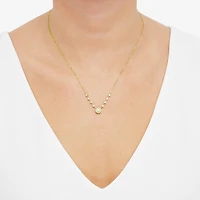 Limited Quantities! Womens 1/2 CT. T.W. Lab Grown White Diamond 10K Gold 18 Inch Pendant Necklace
