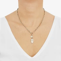 Limited Quantities! Compass & North Star Womens 1/5 CT. Natural White Diamond 14K Gold Star 17 Inch Pendant Necklace