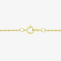 Womens Lab Created Blue Sapphire 14K Gold Over Silver Oval 18 Inch Pendant Necklace
