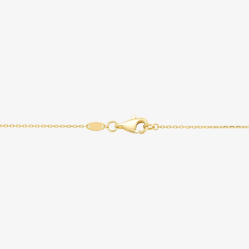 Bonded Brilliance Womens 14K Gold Over Silver 18 Inch Link Chain Necklace