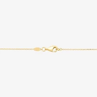 Bonded Brilliance Womens 14K Gold Over Silver 18 Inch Link Chain Necklace