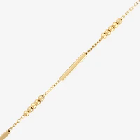 Bonded Brilliance Womens 14K Gold Over Silver 18 Inch Link Chain Necklace