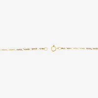 Limited Quantities! Girls 14K Gold 5 3/4 Inch Solid Figaro Id Bracelet