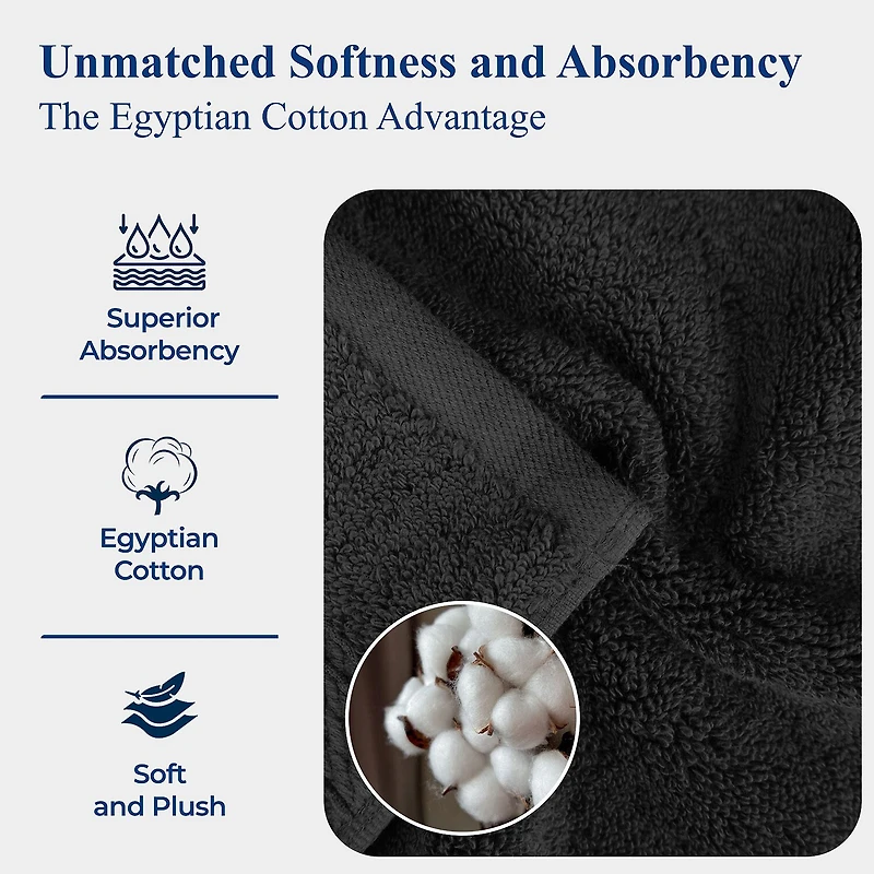 SUPERIOR® Madeline Collection | Plush Egyptian Cotton 2-pc. Bath Sheet