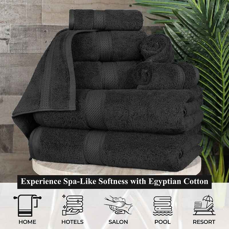 SUPERIOR® Madeline Collection | Plush Egyptian Cotton 2-pc. Bath Sheet
