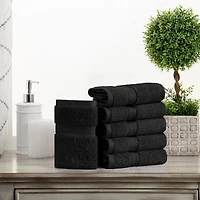 SUPERIOR® Madeline Collection | Plush Egyptian Cotton 6-pc. Quick Dry Washcloth