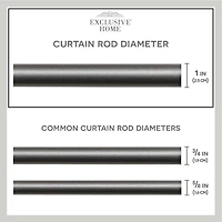 Exclusive Home Curtains Prism 1 Adjustable Curtain Rod