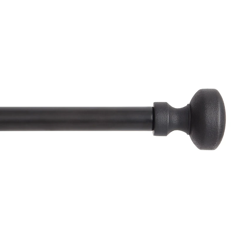 Town And Country Modern Rounded Cap 1 Adjustable Curtain Rod