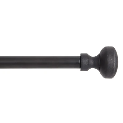 Town And Country Modern Rounded Cap 1 Adjustable Curtain Rod