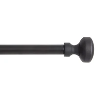 Town And Country Modern Rounded Cap 1 Adjustable Curtain Rod