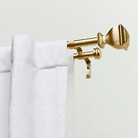 Exclusive Home Curtains Napoleon/Topper Double Curtain Rod