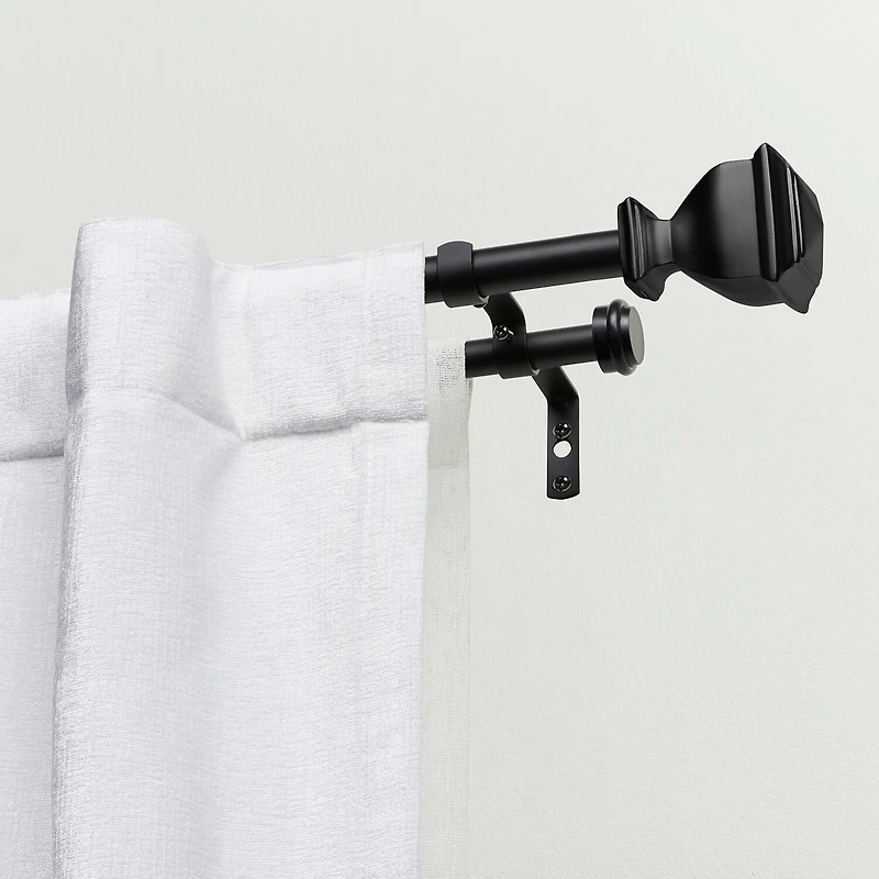 Exclusive Home Curtains Napoleon/Topper Double Curtain Rod