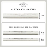 Exclusive Home Curtains Duke 1 Adjustable Curtain Rod