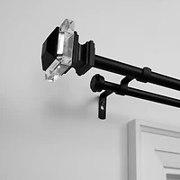 Exclusive Home Curtains Prism/Topper Double Double Curtain Rod