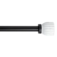 Town And Country Marbled Flute 1 Adjustable Curtain Rod
