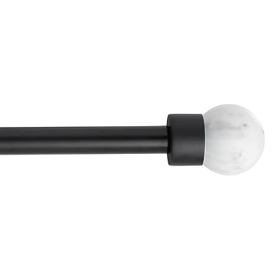 Town And Country Marbled Sphere 1 Adjustable Curtain Rod
