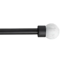 Town And Country Marbled Sphere 1 Adjustable Curtain Rod