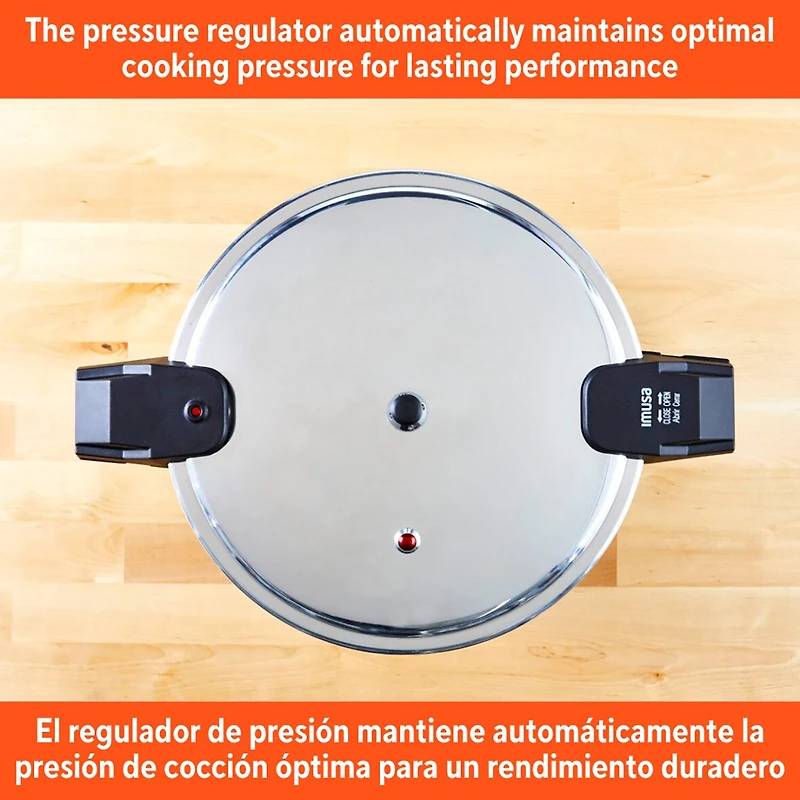 IMUSA 16 Qt Aluminum Stovetop Pressure Cooker