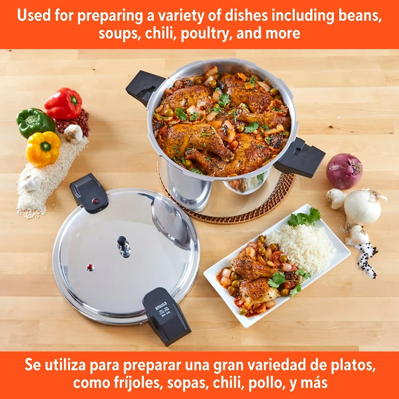 IMUSA 16 Qt Aluminum Stovetop Pressure Cooker