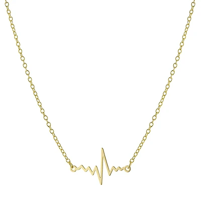 Silver Treasures Womens 14K Gold Over Silver 16 Inch Pendant Necklace