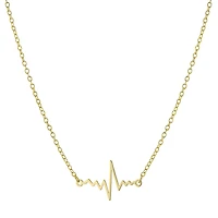 Silver Treasures Womens 14K Gold Over Silver 16 Inch Pendant Necklace