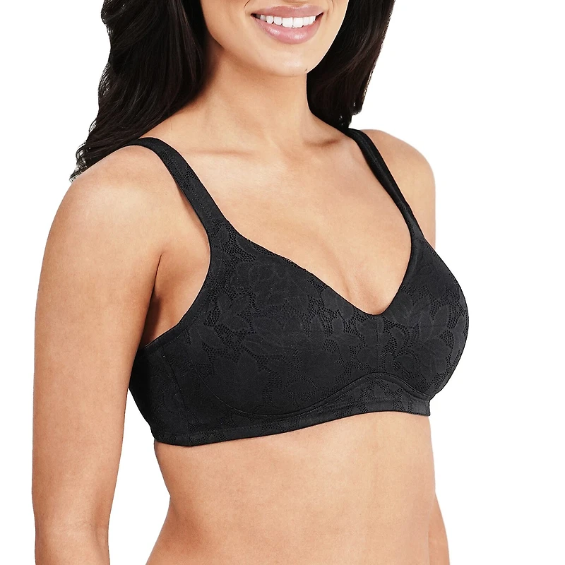 Dominique Jolie Wireless Jacquard Minimizer Bra - 6018