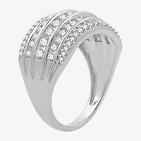 Womens 1 CT. T.W. Natural White Diamond 10K Gold Anniversary Band