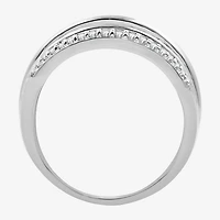 Womens 1 CT. T.W. Natural White Diamond 10K Gold Anniversary Band