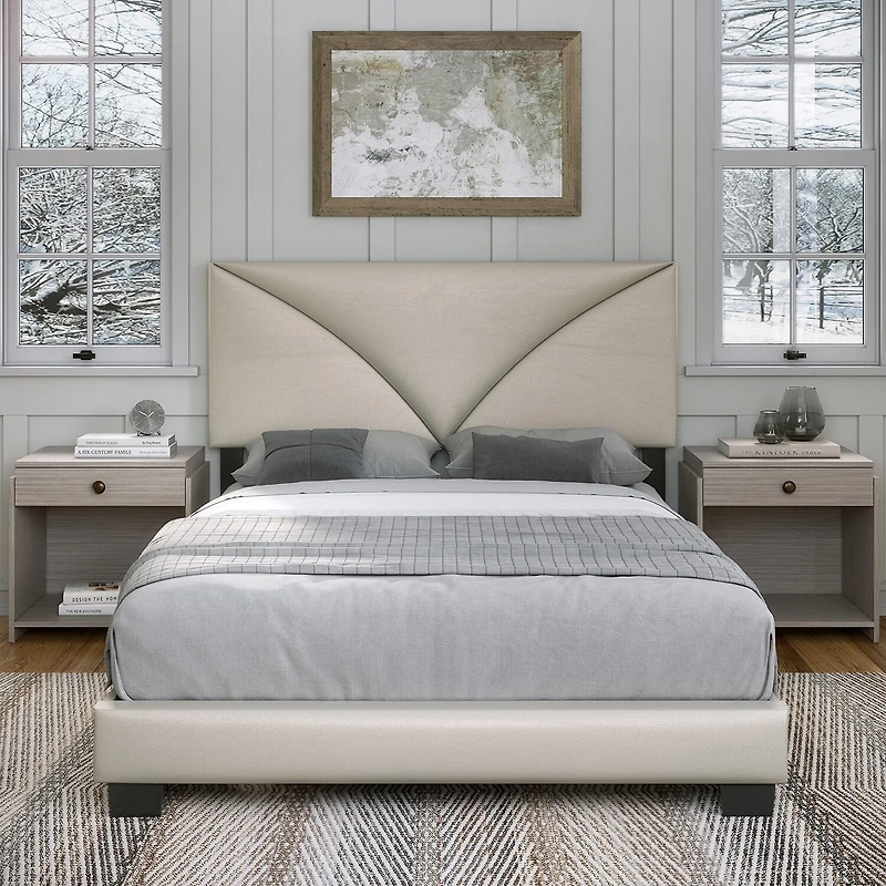 Cornerstone Upholstered Platform Bed