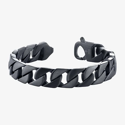 Mens Stainless Steel 8 1/2 Inch Link Bracelet