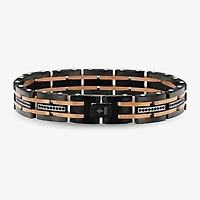 8 1/2 Inch Mens Stainless Steel 8 1/2 Inch Solid Link Chain Bracelet