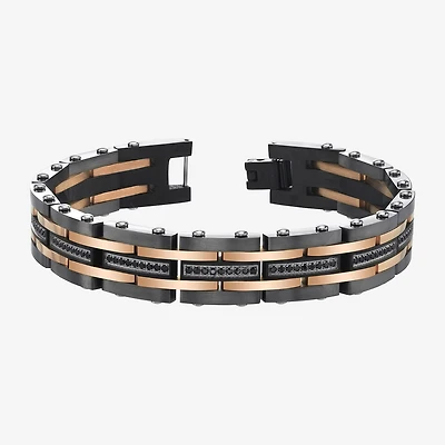 8 1/2 Inch Mens Stainless Steel 8 1/2 Inch Solid Link Chain Bracelet