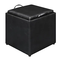 Convenience Concepts Designs4comfort Cushioned Ottoman