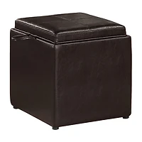 Convenience Concepts Designs4comfort Cushioned Ottoman