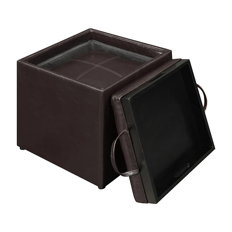 Convenience Concepts Designs4comfort Cushioned Ottoman
