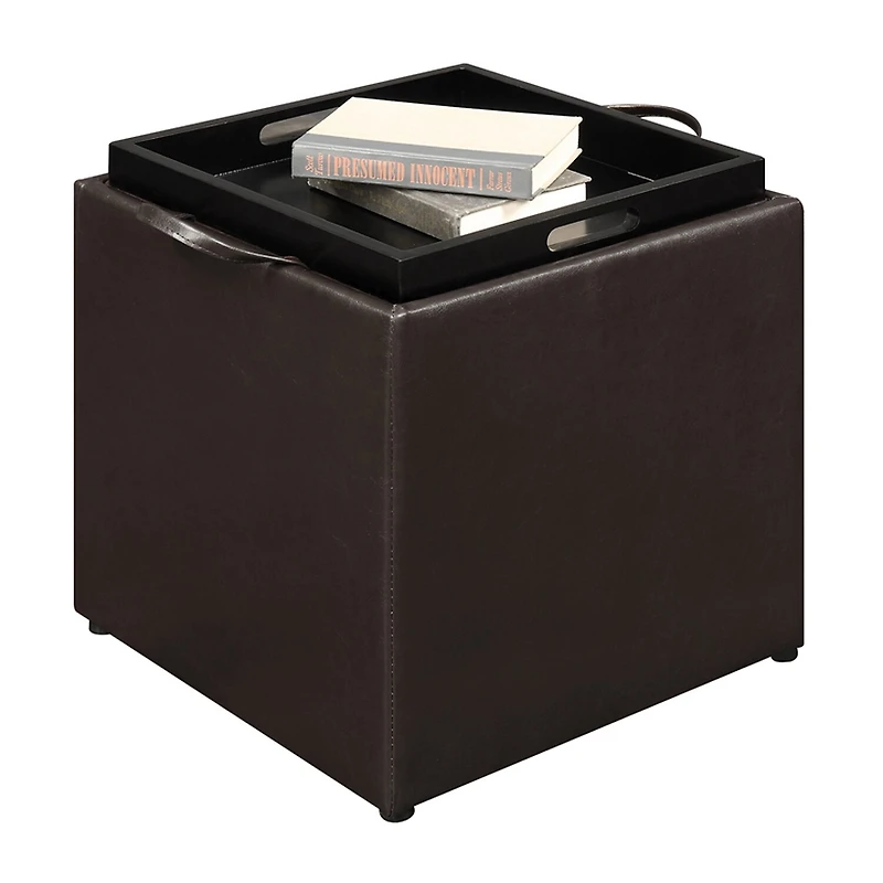 Convenience Concepts Designs4comfort Cushioned Ottoman