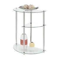 Convenience Concepts Designs2go Living Room Collection Glass Console Table