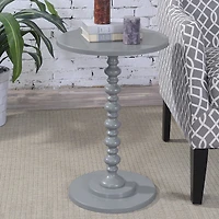 Palm Spindle End Table