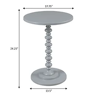 Palm Spindle End Table