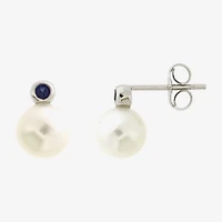 Womens White Cultured Freshwater Pearl Sterling Silver 3-pc. Jewelry Set