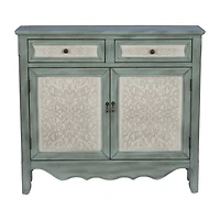 Linon Chemel 2-Drawer Console Table